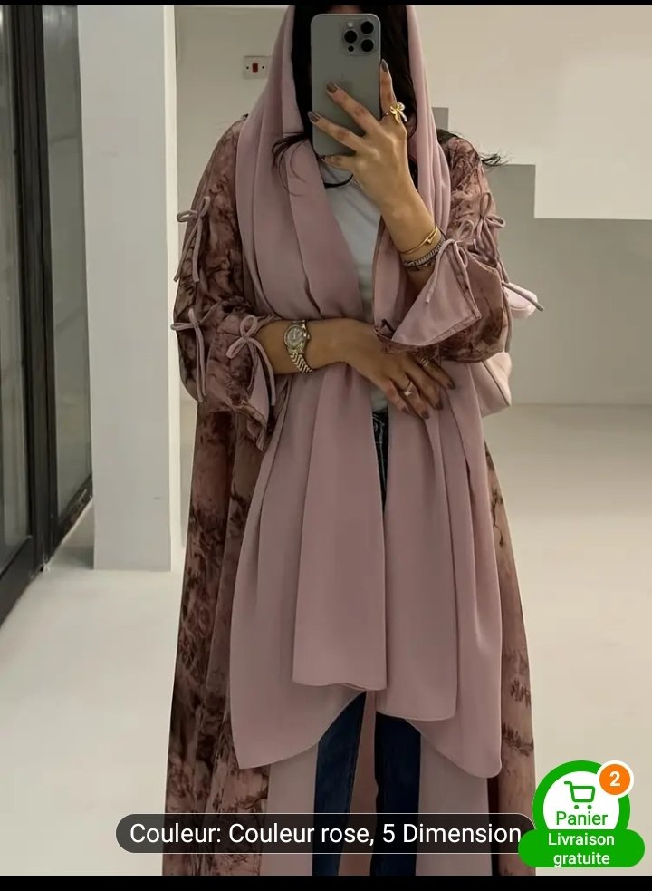 Manteau long musulman pour femme