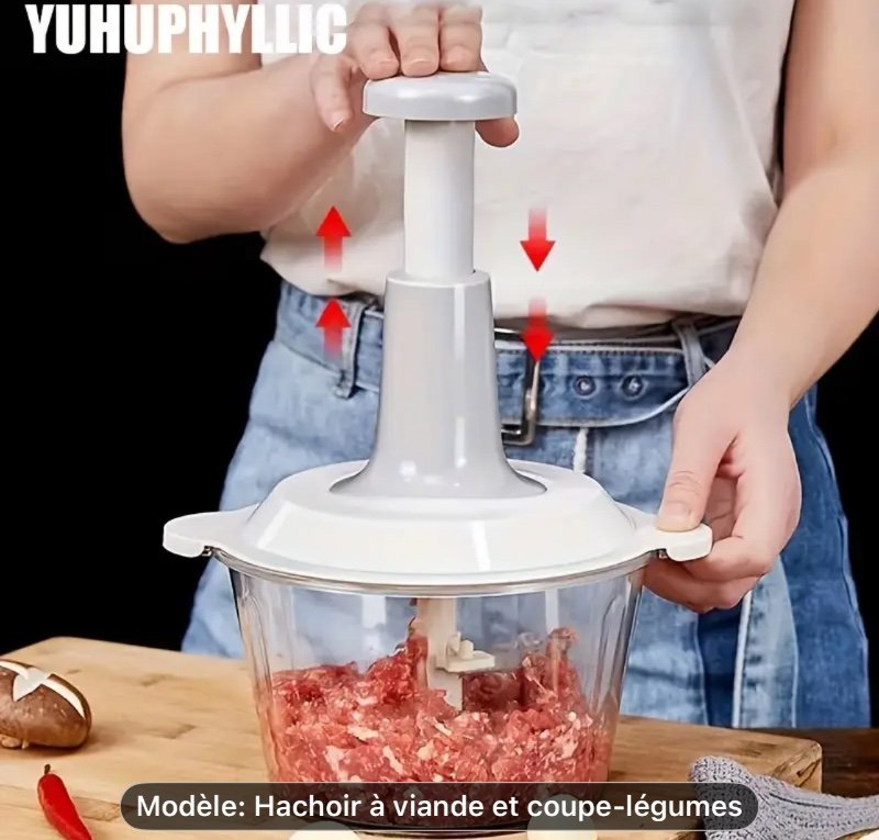 Hachoir à viande et coupe-légumes