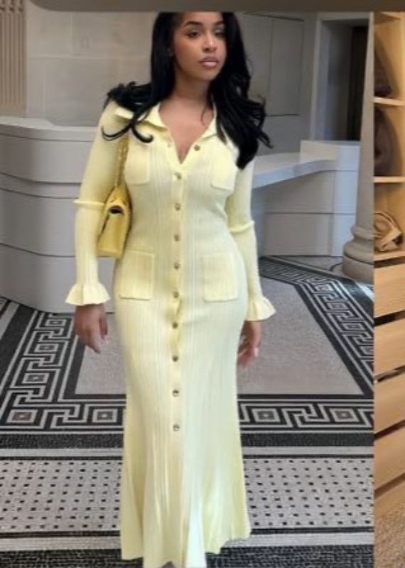 Robe élégante pour femmes mi-longue