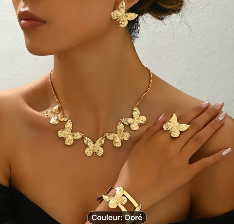 Ensemble de Bijoux pour Femmes 5 pièces