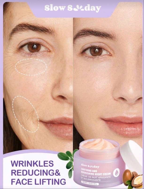 Crème de nuit apaisante et nourrissante