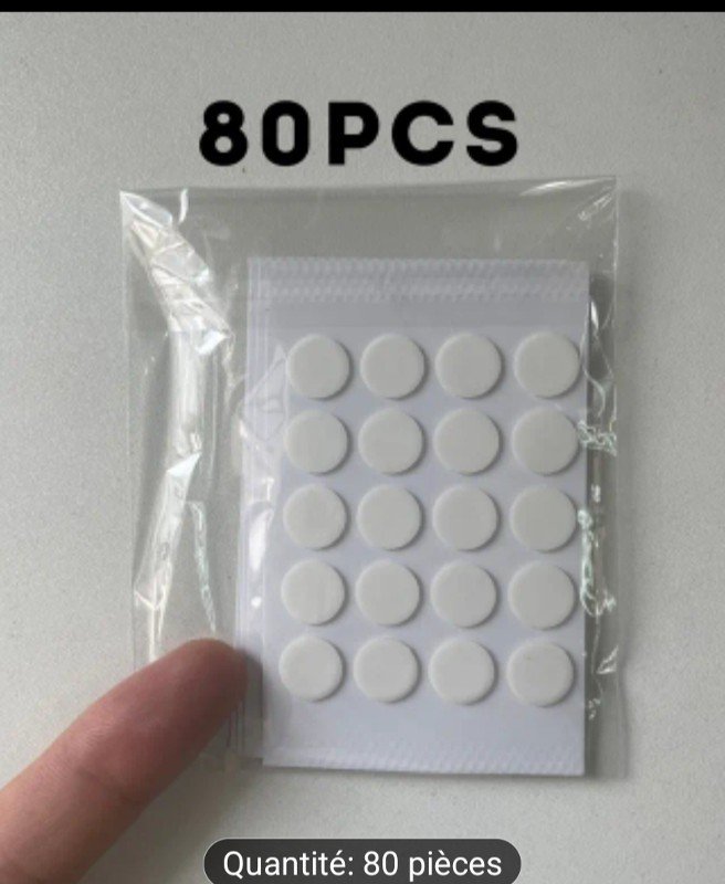 80PCS Points Adhésifs Double-Face pour coller des balon dans le mur et tout se que vous voulez