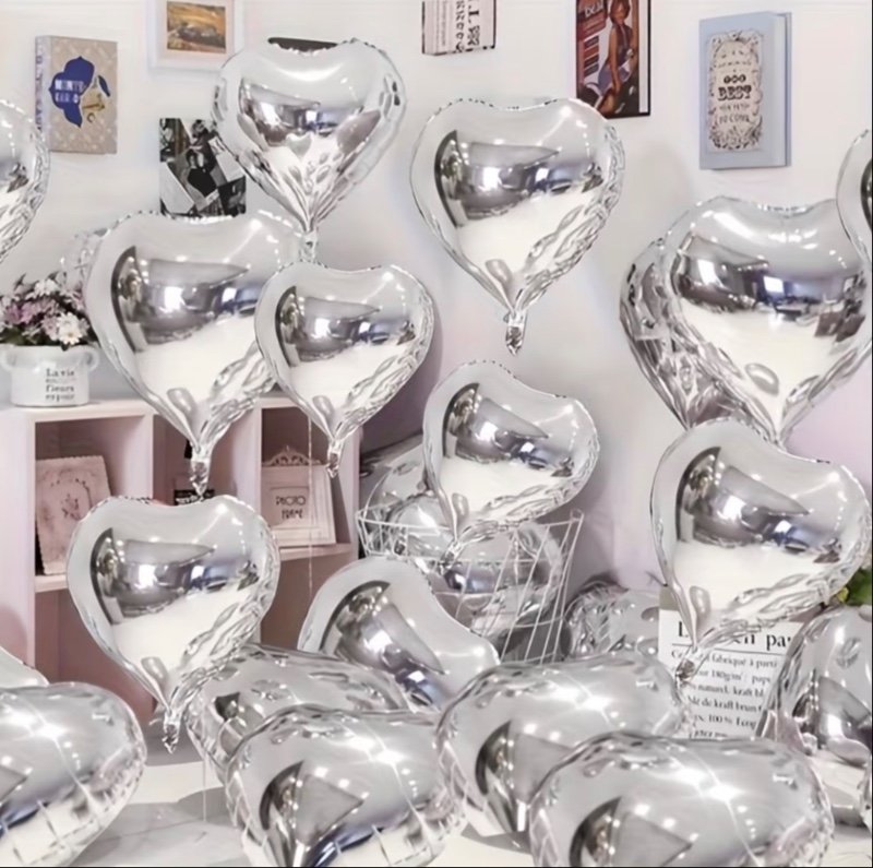 Ballon d'Amour Argenté