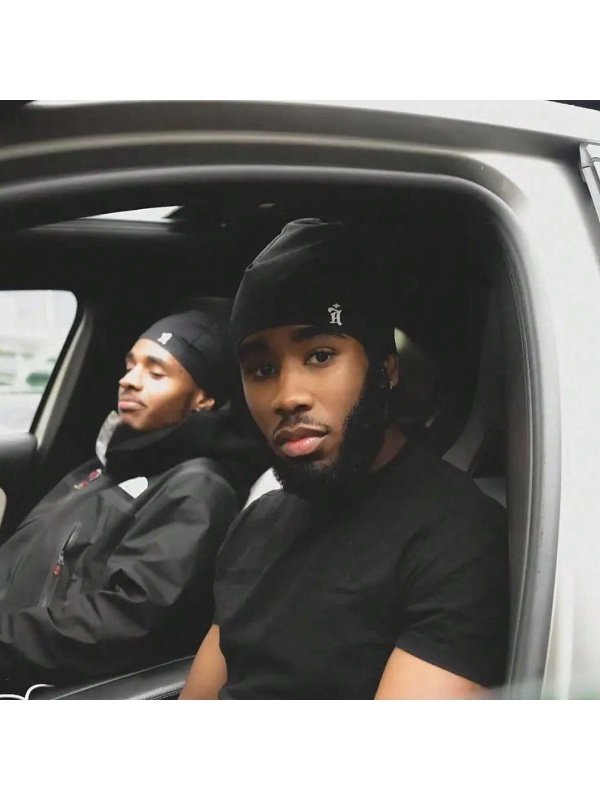 1 pièce Bonnet en nylon unicolore décontracté avec crâne brodé