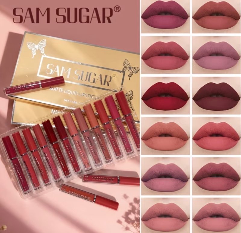 SAM SUGAR Matte Liquid Lipstick Set