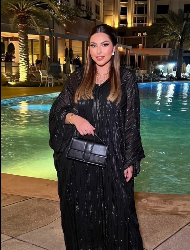 Robe Abaya Musulmane à la Mode - Robe Noire en Tissu Jacquard Scintillant - Ensemble de 2 Pièces