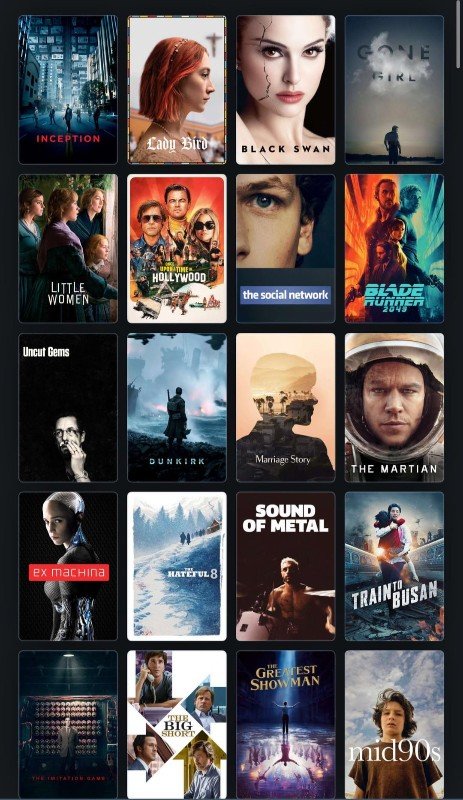 Tous les films, series, jeux, dessins animés...etc