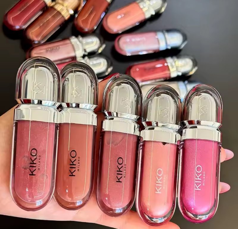 Gloss à lèvres miroir 3D de marque, imperméable, longue tenue et anti-transfert, couleur douce pâte de haricot, fini brillant, rouge rosé charmant