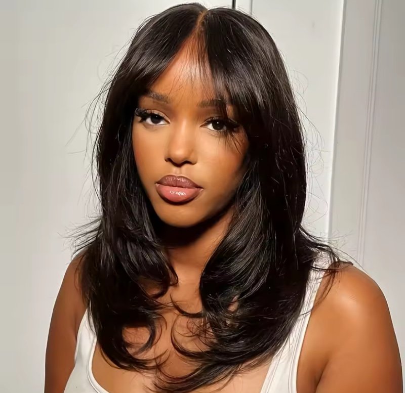 Perruques en cheveux humains ondulés brésiliens, perruque en dentelle HD 13x4, densité 220%, perruques en dentelle de cheveux humains, perruques noires naturelles en cheveux humains/18pouces