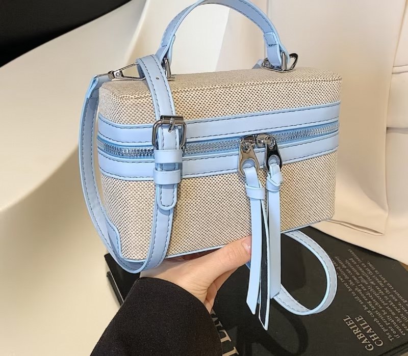 Sac à main , nouveau modèle en cuir color-block, sac à main polyvalent pour femmes, sac bandoulière, sac organisateur de cosmétiques pour les trajets quotidiens et les voyage