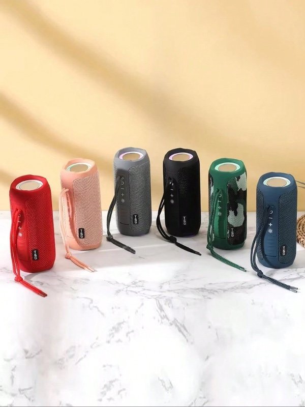 T&G Haut-parleur portable sans fil imperméable et antichoc pour le cyclisme extérieur, avec basses puissantes. Haut-parleur extérieur TG117 imperméable, prenant en charge la carte TF, la radio FM et multifonctions