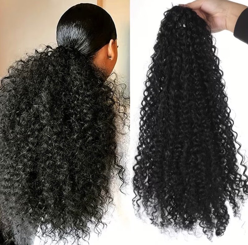 Perruques pour femmes noires, extensions de cheveux bouclés