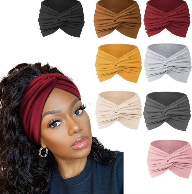 8pcs Bandeaux Absorbants pour Femmes