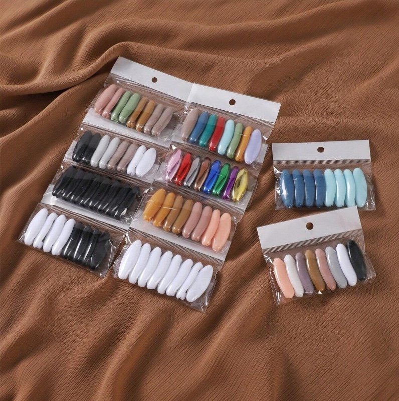 8 pièces d'épingles multicolores pour broche de femme, hijab, fixation d'écharpe