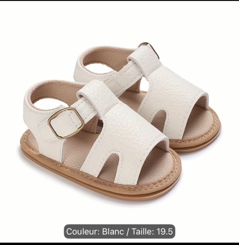Chaussures antidérapantes pour bébé 0-1 an, semelle en caoutchouc, printemps-été, qualité supérieure en PU